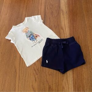 Ralph Lauren Baby Girl Matching Set